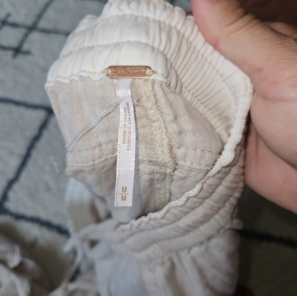 Free people Feelin Good  linen cotton cargo M beige - Picture 5 of 12